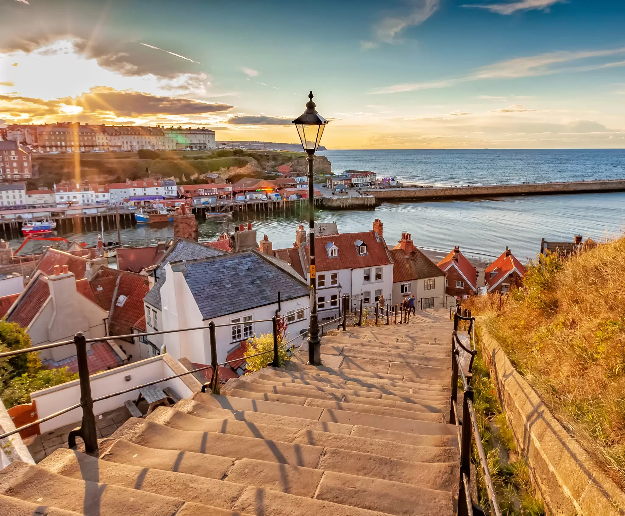 Whitby, a seaside town on England's northeast coast. cally robin/Shutterstock
