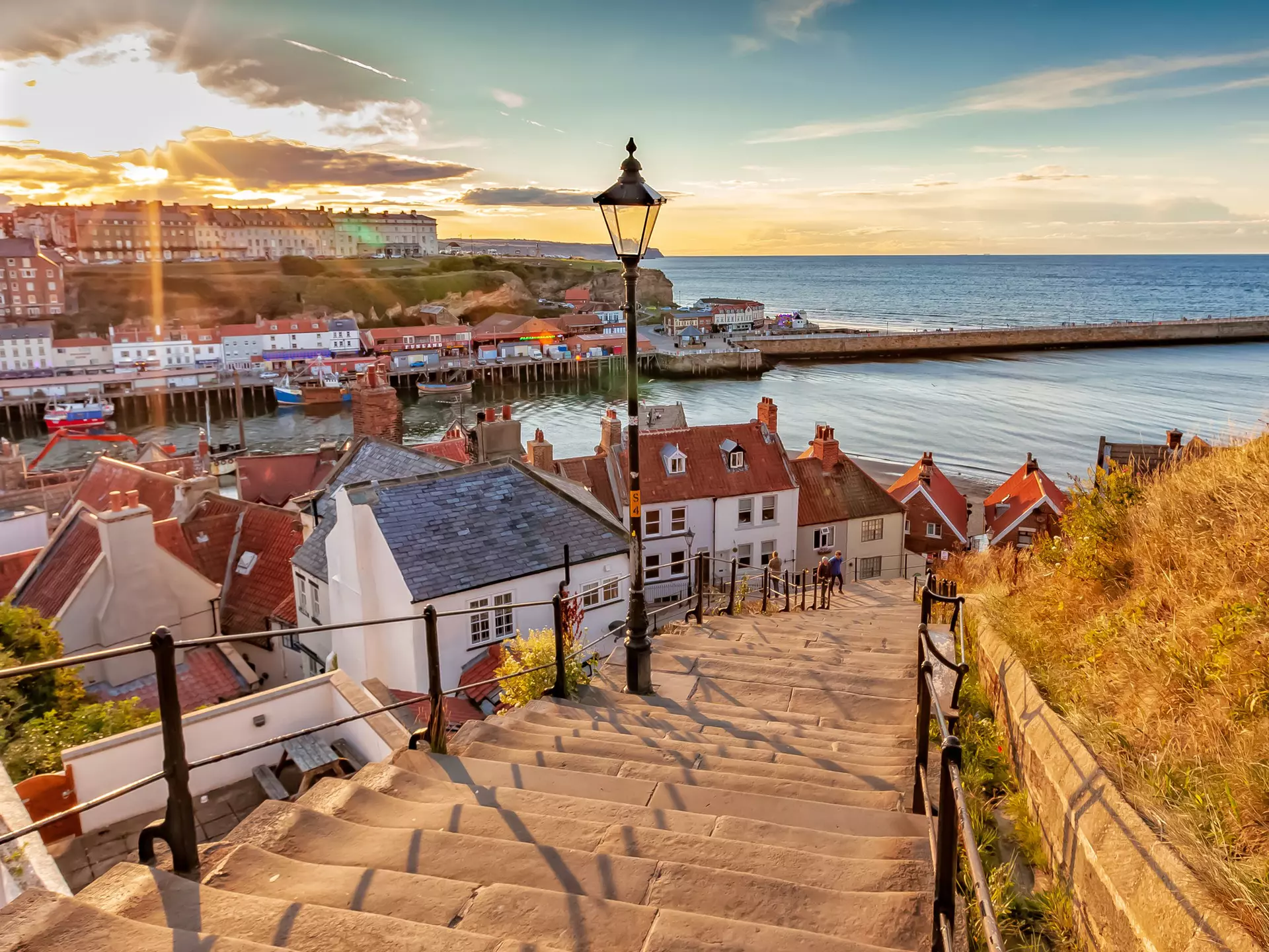Whitby, a seaside town on England's northeast coast. cally robin/Shutterstock
