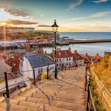 Whitby, a seaside town on England's northeast coast. cally robin/Shutterstock