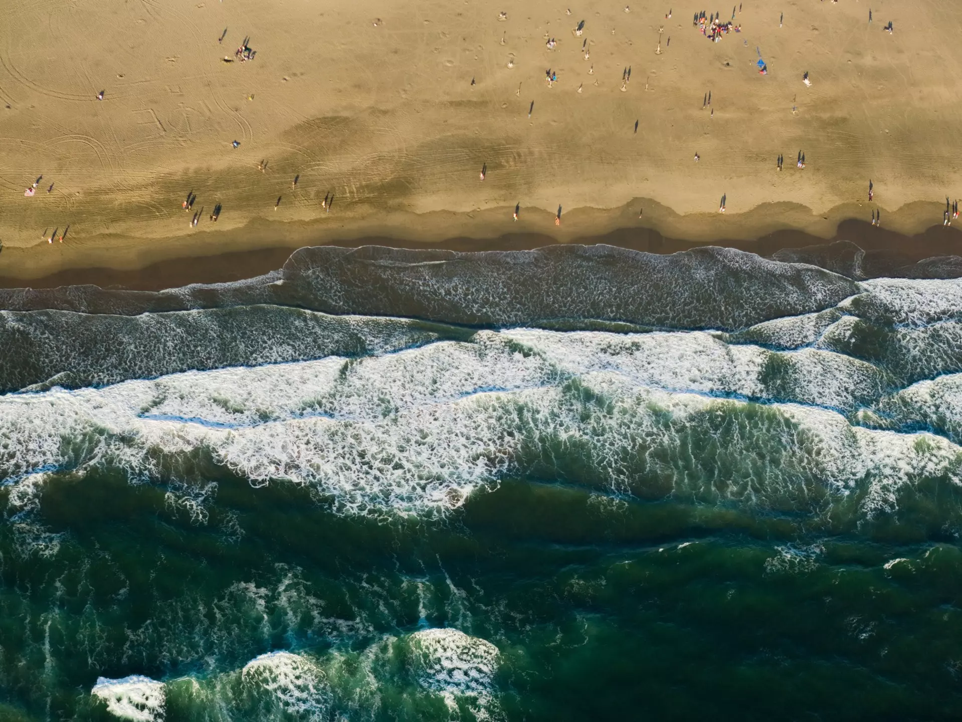 Aerial view of Ocean Beach, San Francisco, CA
601834445
Tranquil Scene, outdoors, nature, bird's eye view, beach, aerial view, drone photography