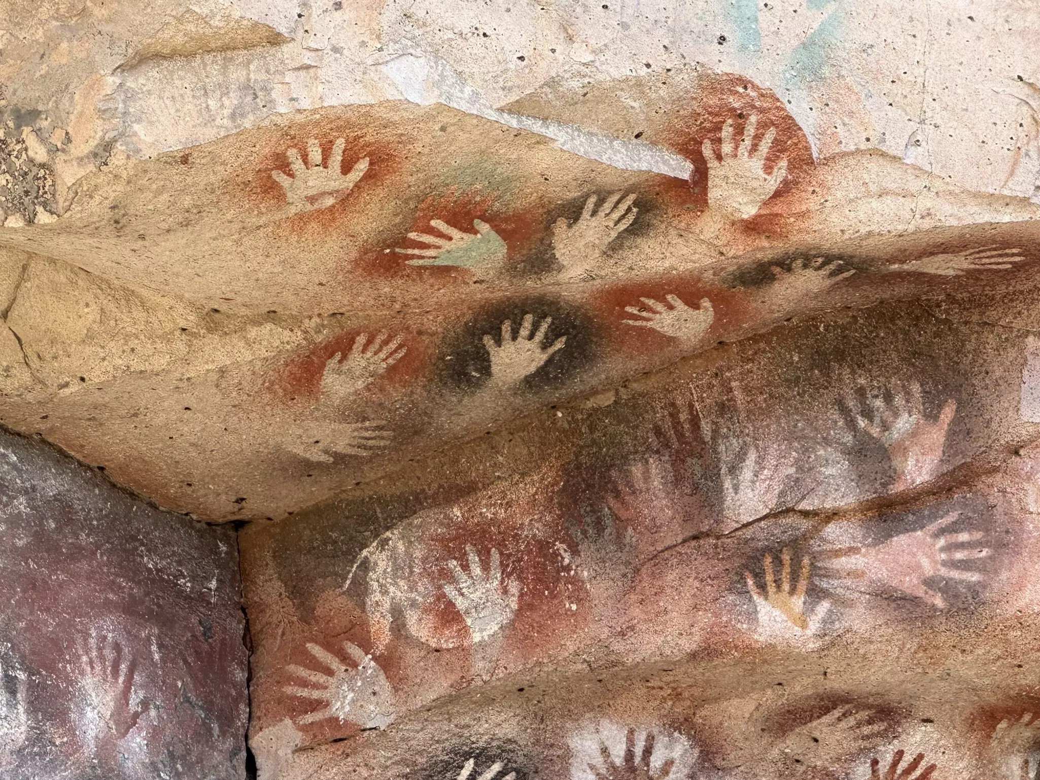 The walls of Cueva de las Manos in Patagonia, Argentina © Melissa Yeager / Lonely Planet