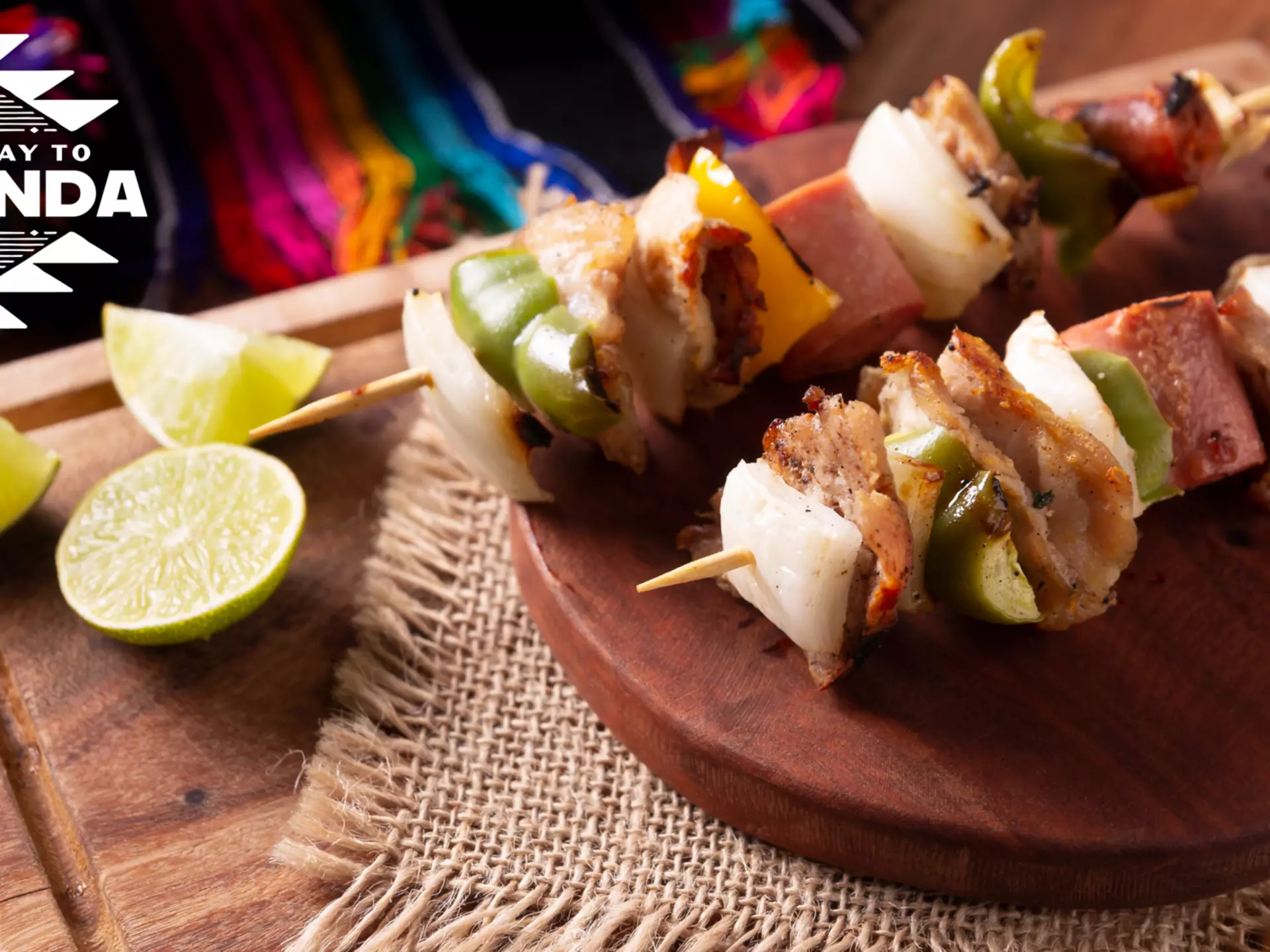 Brochettes are just one of the dishes that makes Rwandan cuisine so flavorful © Photo via Getty Images; Illustration by Dustin Johnson / Lonely Planet