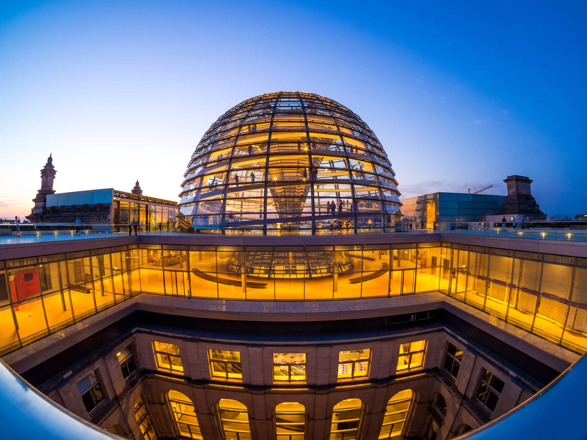 The Reichstag Dome, Berlin. holgs/Getty Images