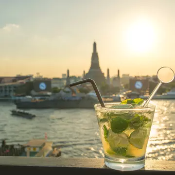 From rooftop bars to no-frills riverside dive bars via drag clubs and live jazz, here is the the best of Bangkok's diverse nightlife. PrasitRodphan/Shutterstock