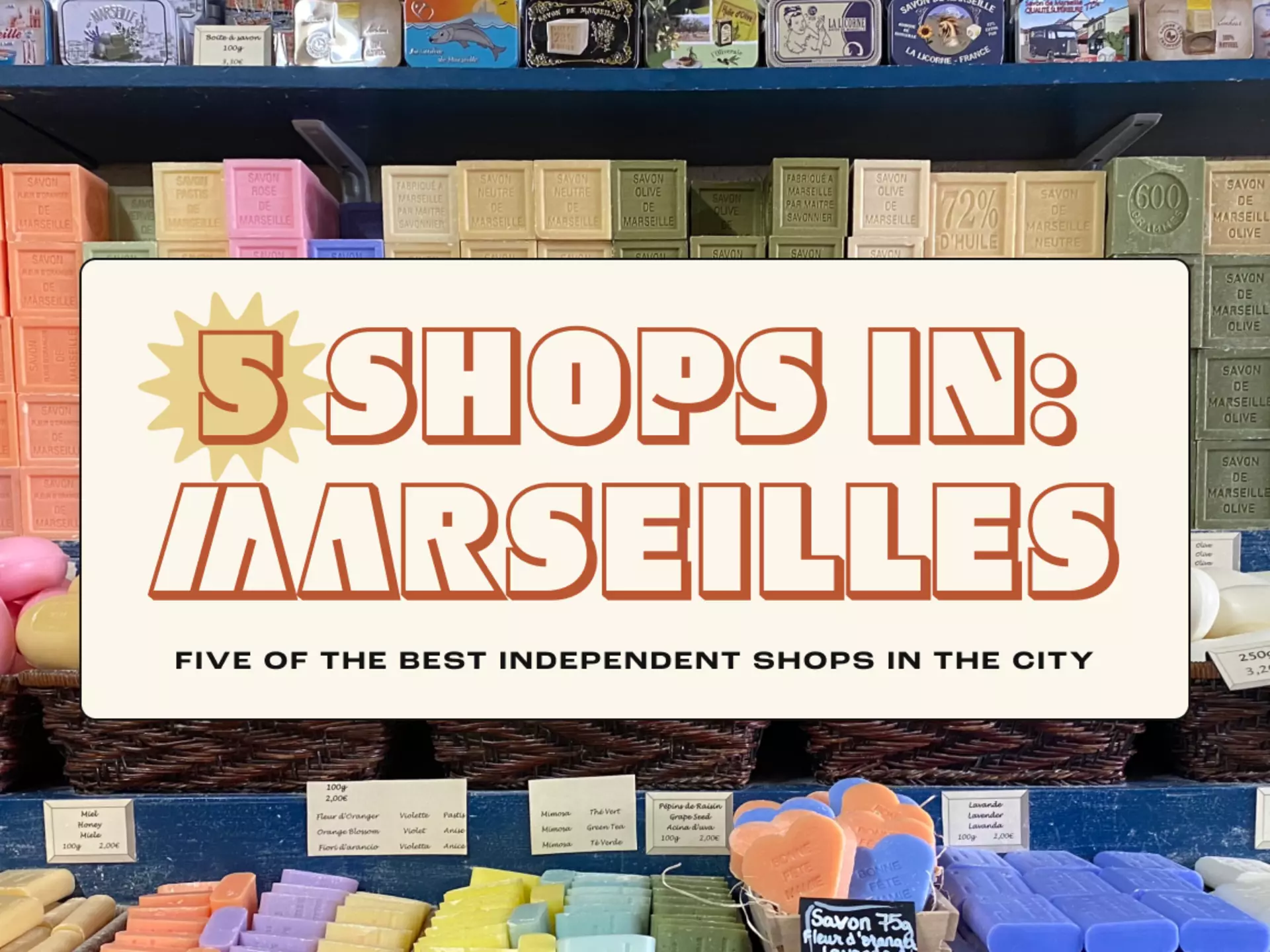 Marseille’s best independent shops showcase artisanal traditions, cutting-edge design and more © Michael A Frankel / Lonely Planet