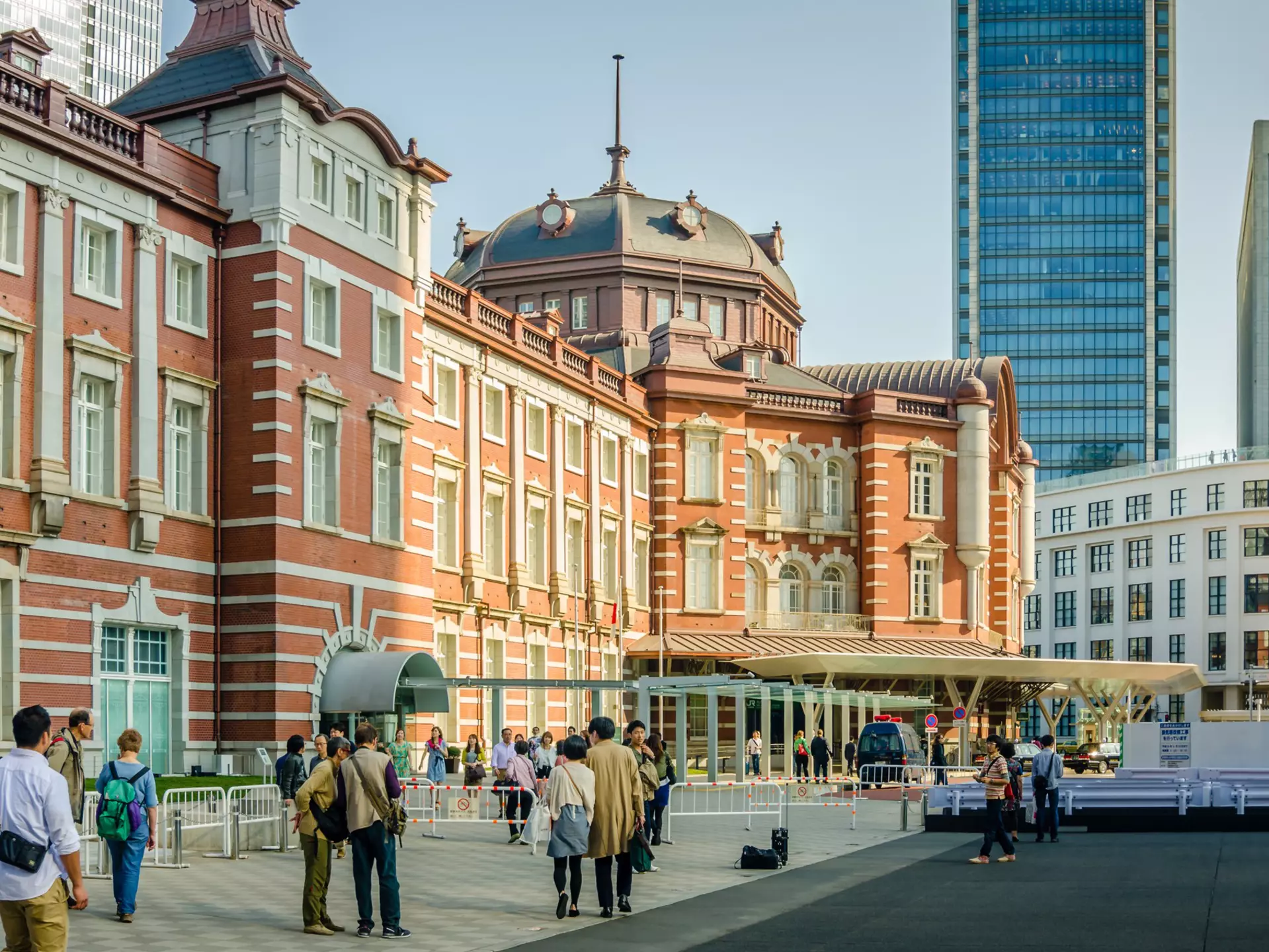 Tokyo Station is the main intercity rail terminal in Tokyo. It is the busiest station in Japan in terms of number of trains per day (over 3,000). Korkusung / Shutterstock
