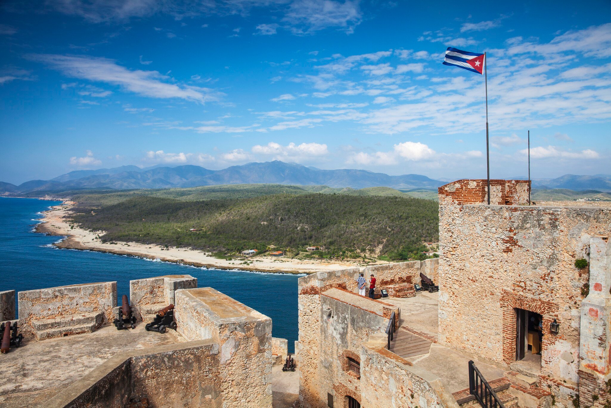 Cuba, Santiago de Cuba Province, Santiago de Cuba, Lighthouse at Castillo de San Pedro de la Roca del Morro