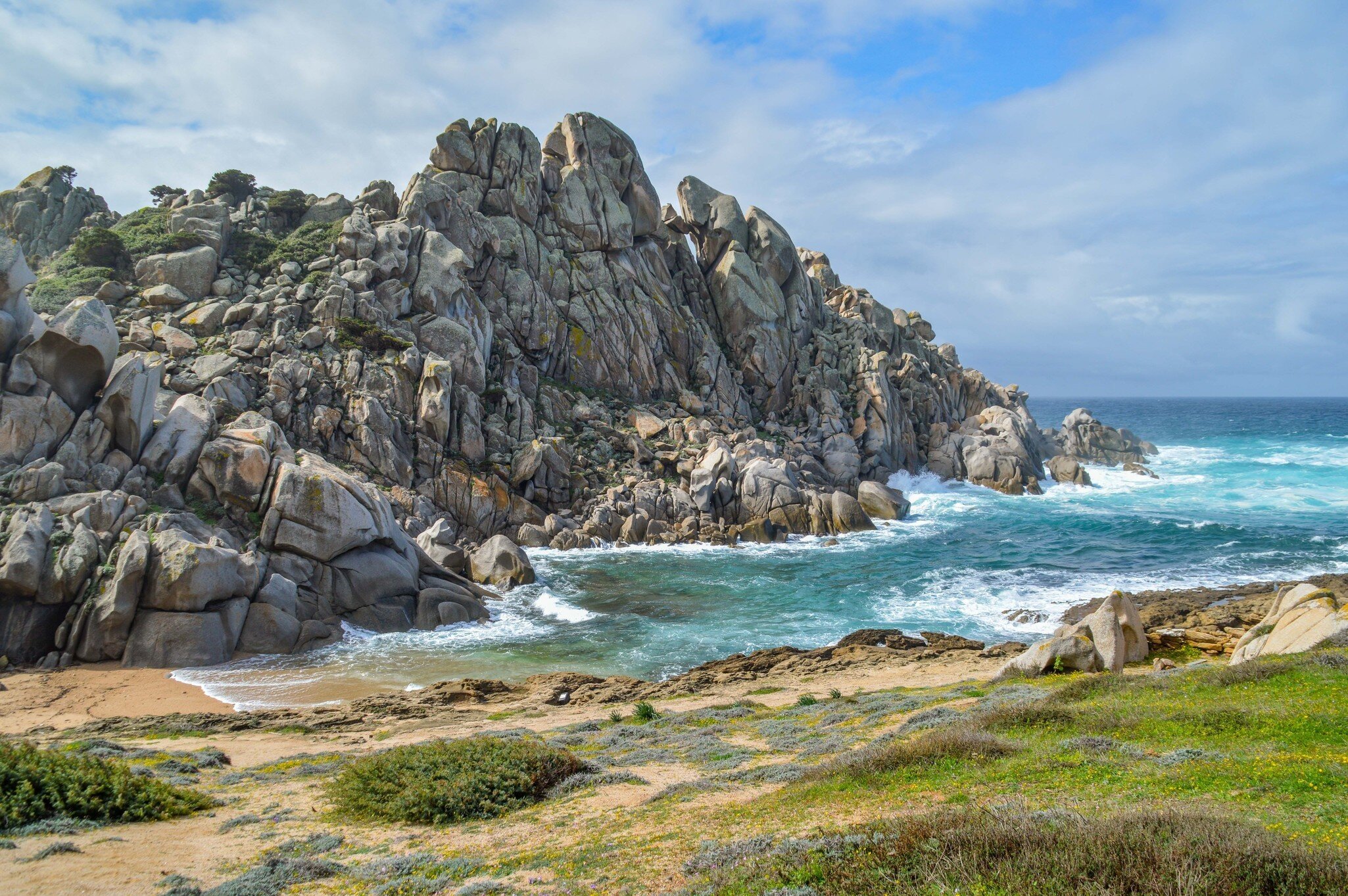 Rocky shore in Valle della Luna near Capo Testa, near Santa Teresa di Gallura, Sardinia; Shutterstock ID 542702977;