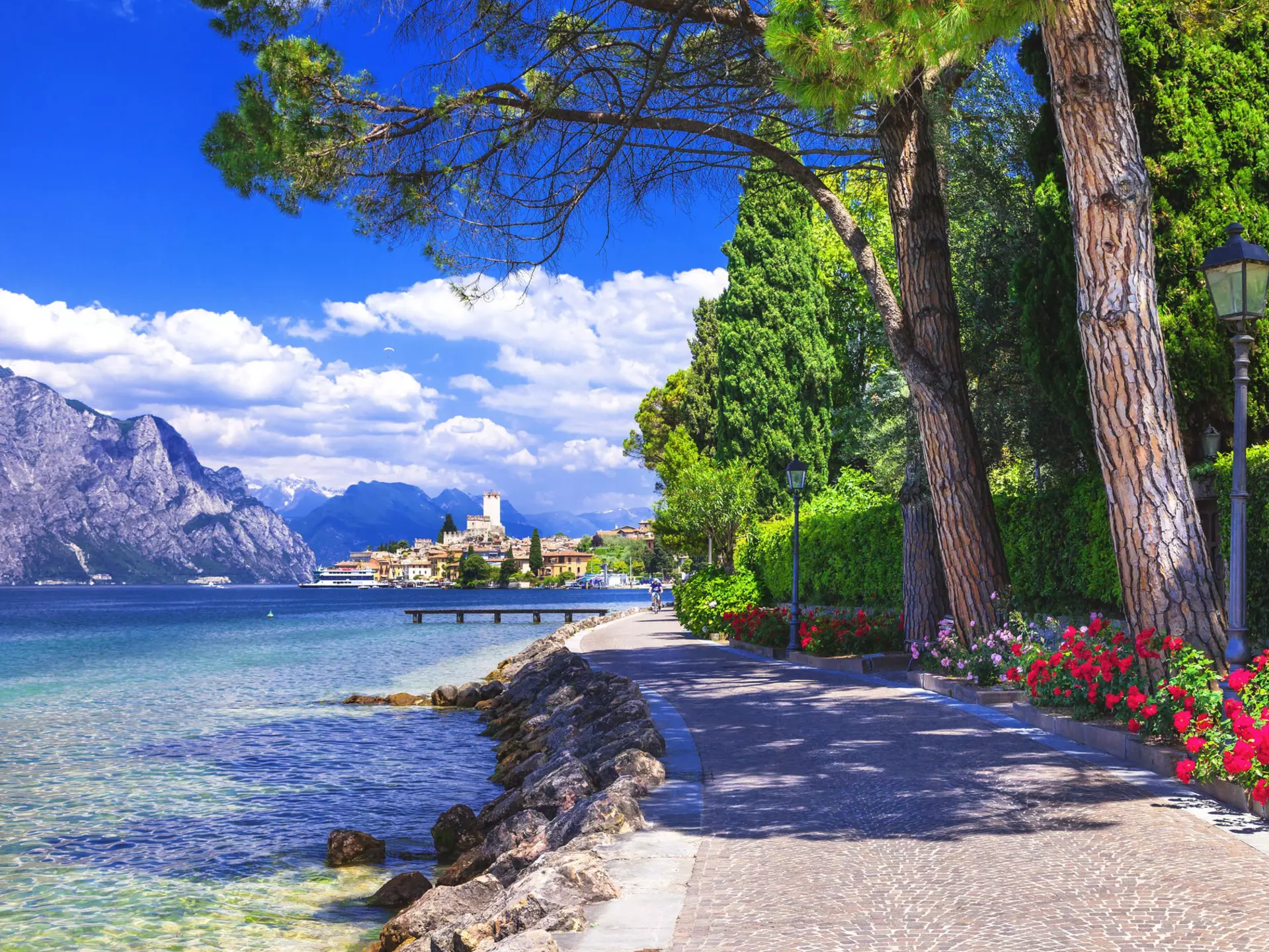 Malcesine,  Lago di Garda lake.
active, attraction, beautiful, blue, boat, castle, chillng, cruise, di, famous, garda, holidays, italian, italy, lago, lake, landscape, malcesine, mountain, nature, outdoor, panorama, panoramic, park, popular, resort, scala, scaligieri, scenery, scenic, sirmione, sky, sport, street, summer, town, travel, vacation, view, water, week, yacht