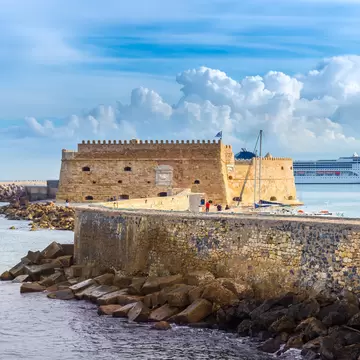 Koules fortress in the old Venetian harbor. Heraklion, Crete, Greece; Shutterstock ID 2256844939; your: Barbara Di Castro; gl: 65050; netsuite: Digital ; full: poi