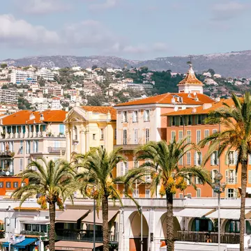 Promenade des Anglais in Nice, Côte d'Azur. Alexander Spatari/Getty Images