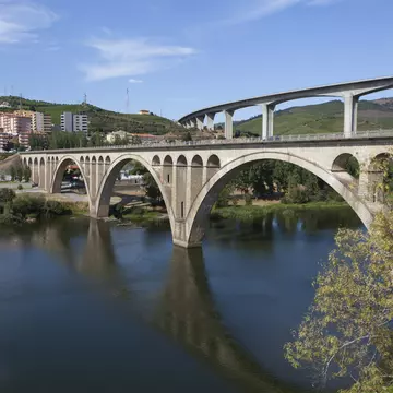 Two Bridges in Peso da Régua, Portugal