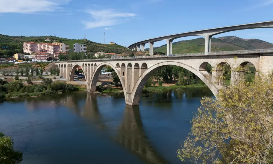 Two Bridges in Peso da Régua, Portugal