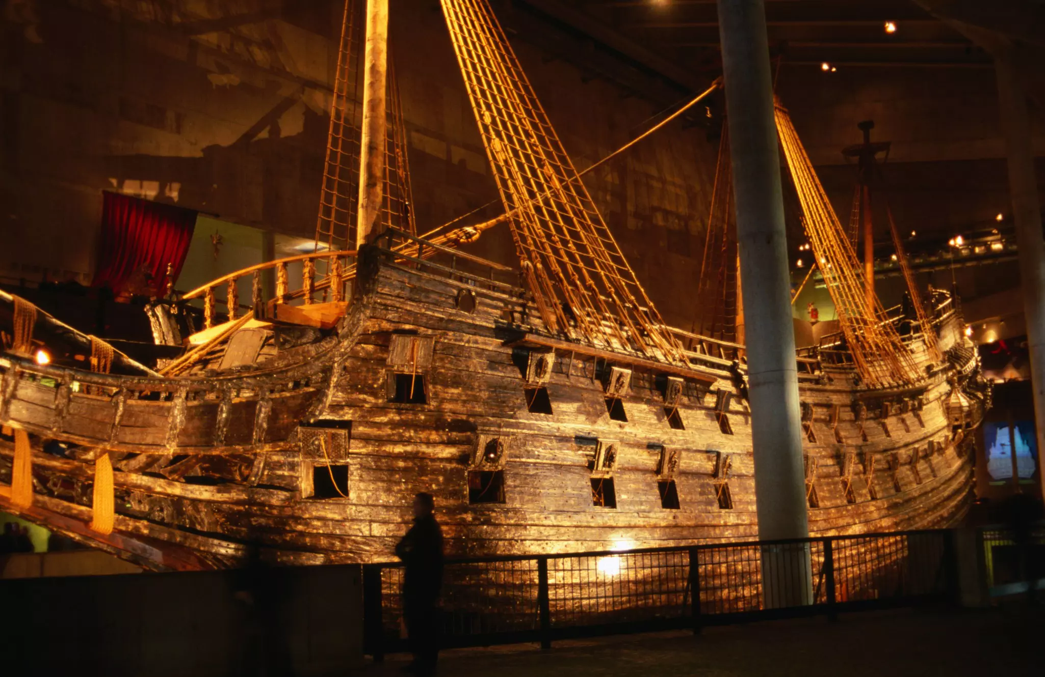 The recovered Vasa ship in Stockholm