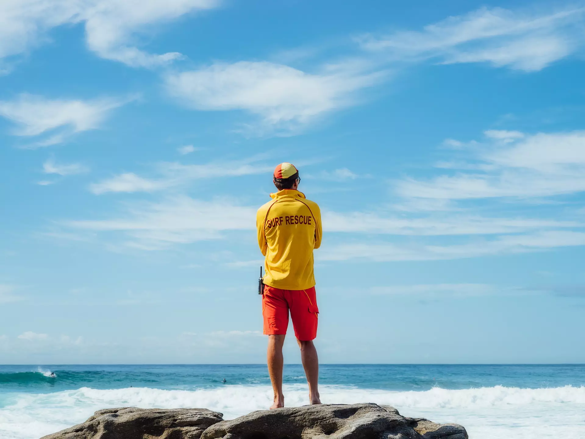With a Working Holiday visa, you might score an only-in-Australia job, like working as a lifeguard on Sydney’s Bondi Beach © Kinson C Photography / Getty Images