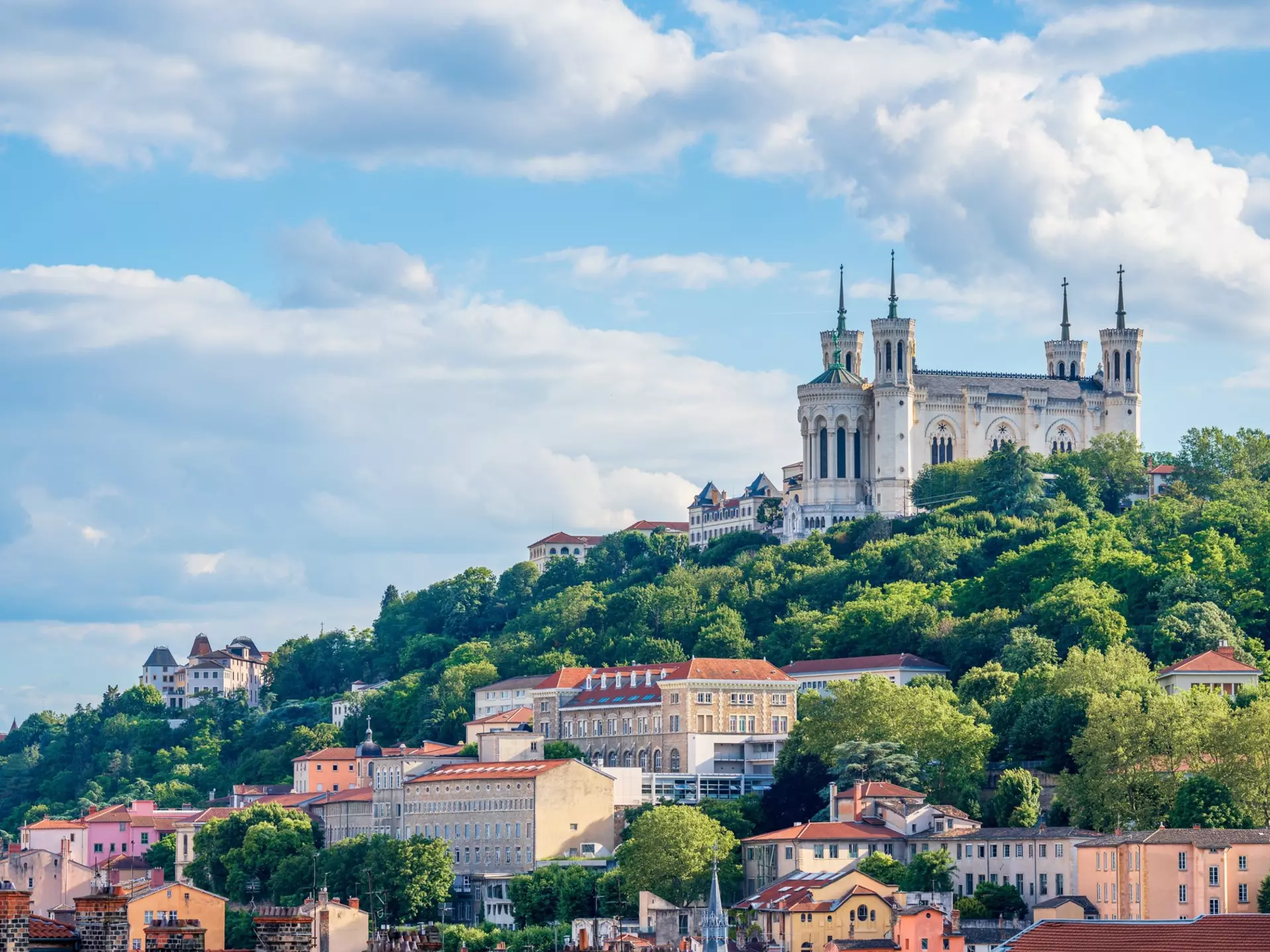 Basilica of Notre Dame of Fourvière, Lyon. SerFF79/Shutterstock