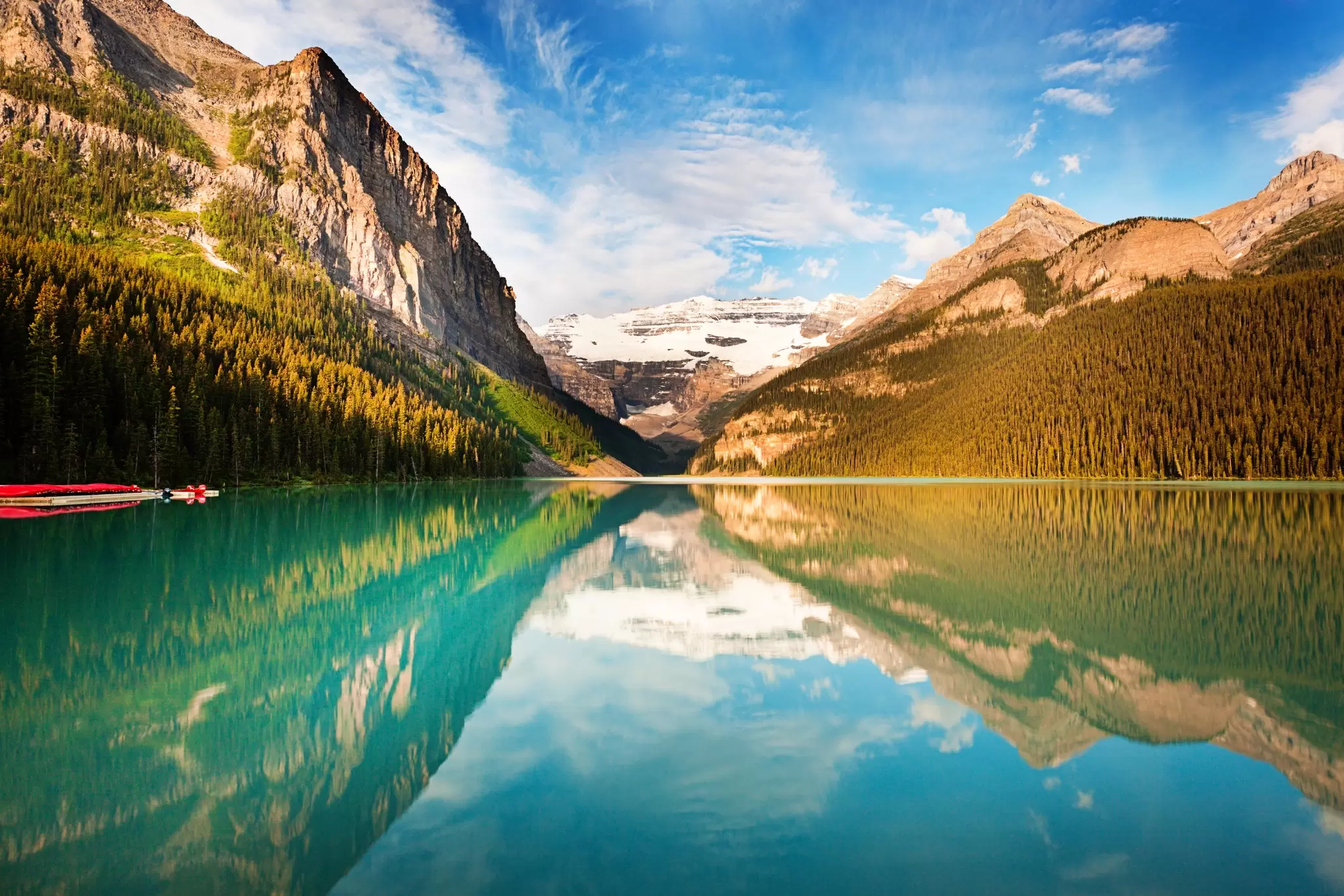 A campsite in a Canadian national park