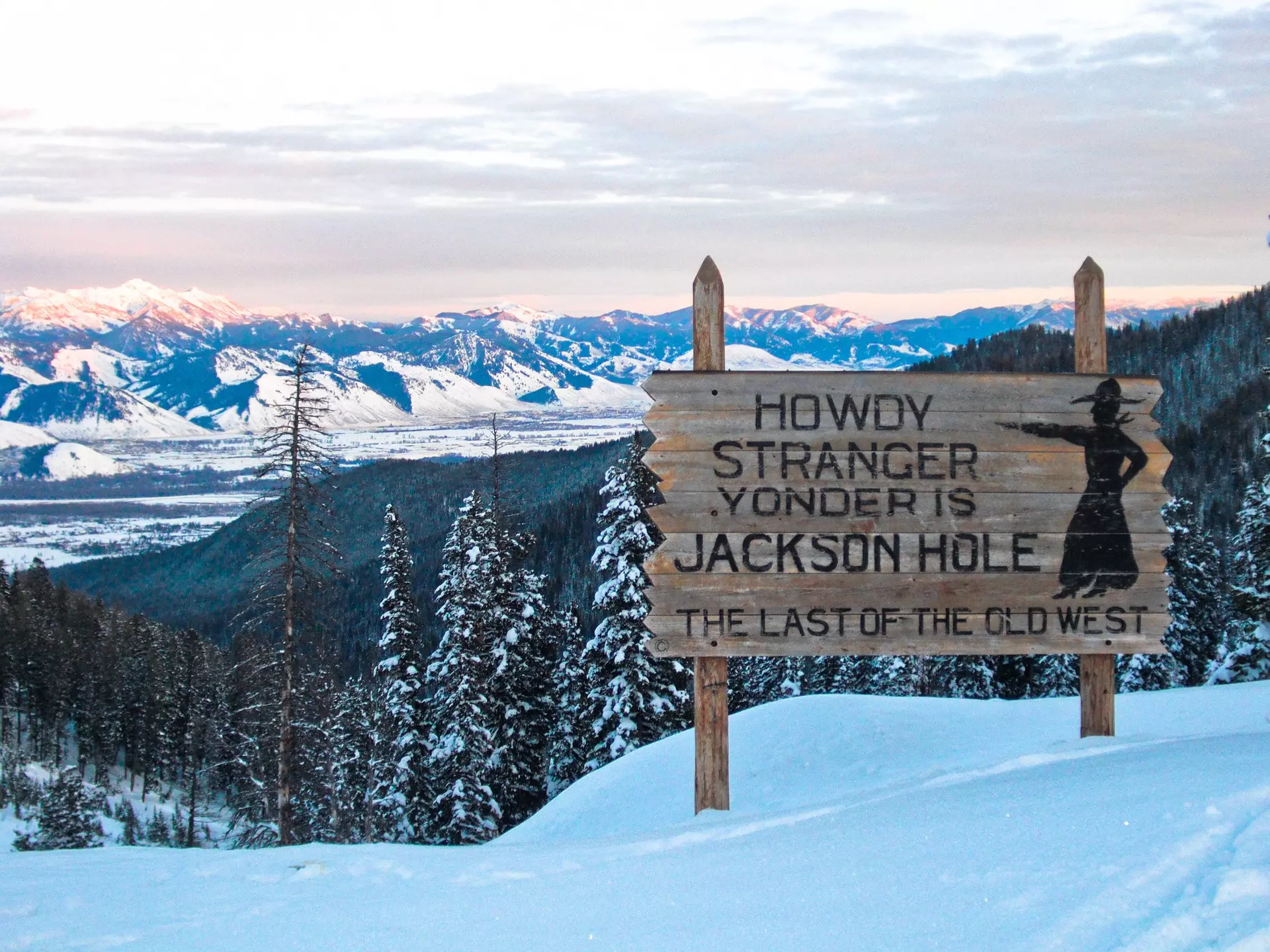 View from the top of Teton Pass. Tenley Thompson/Getty Images