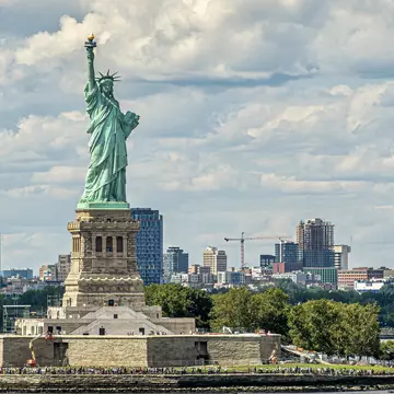 The Statue of Liberty in New York Harbor. Claudine Van Massenhove/Shutterstock
