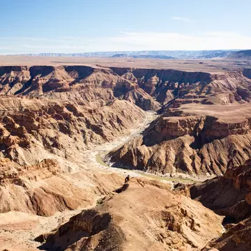 Fish River Canyon in Namibia, the second largest canyon in the world