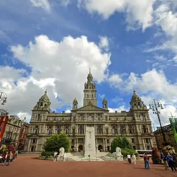 Glasgow's architecture is one of the city's highlights, including here in George Square. Dragos Cosmin photos / Getty Images