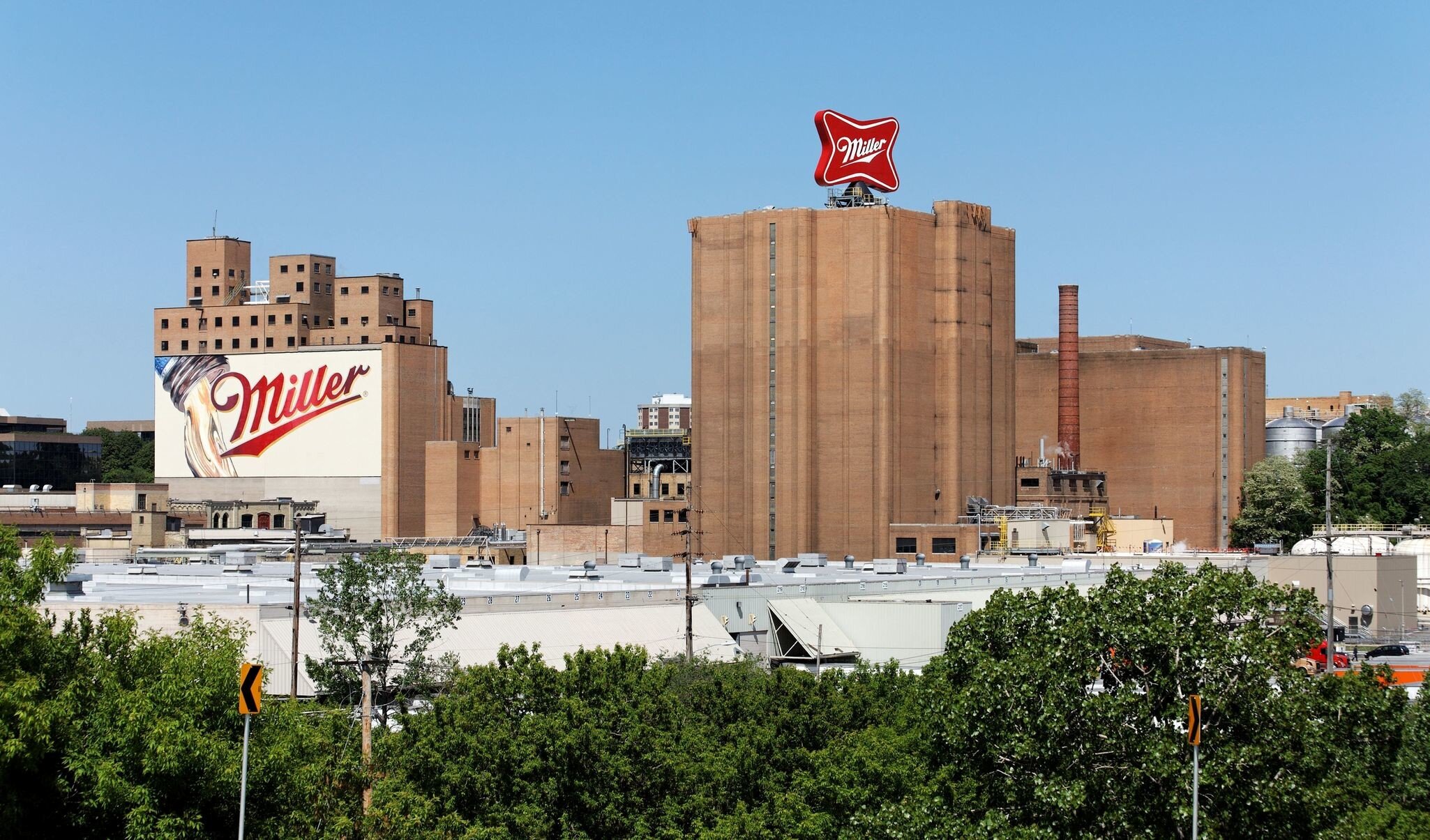 MILWAUKEE - JUNE 3: The Miller Brewery complex on June 3, 2013. The Miller Brewing Company is a well known American beer brewing company.; Shutterstock ID 147557870; your: Bridget Brown; gl: 65050; netsuite: Online Editorial; full: POI Image Update