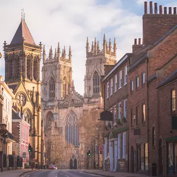 York Minster Cathedral in the early light. Stephen Bridger/Shutterstock
