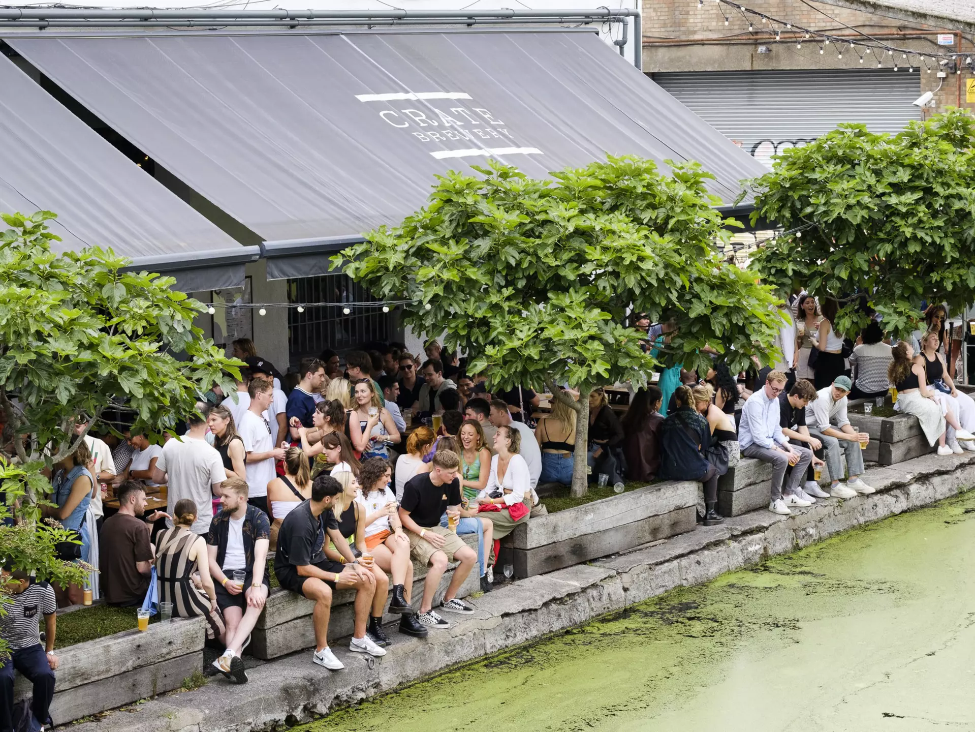 Hanging out canalside at CRATE Brewery. Robin Pearson, via CRATE Brewery