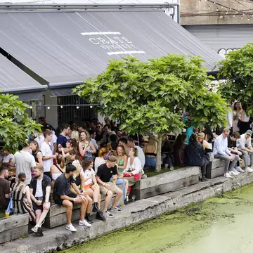 Hanging out canalside at CRATE Brewery. Robin Pearson, via CRATE Brewery