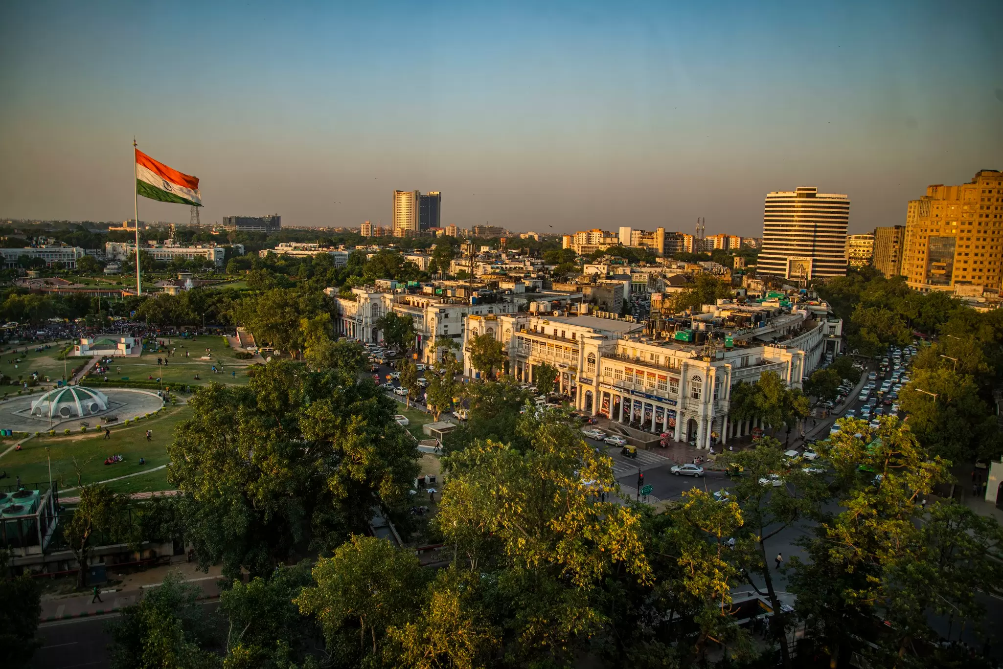 Connaught Place in Delhi. Pradeep Gaur/Getty Images