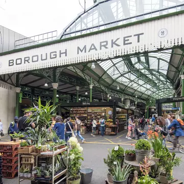Start your Saturday in London with breakfast at the mighty Borough Market. Howard Kingsnorth/Getty Images