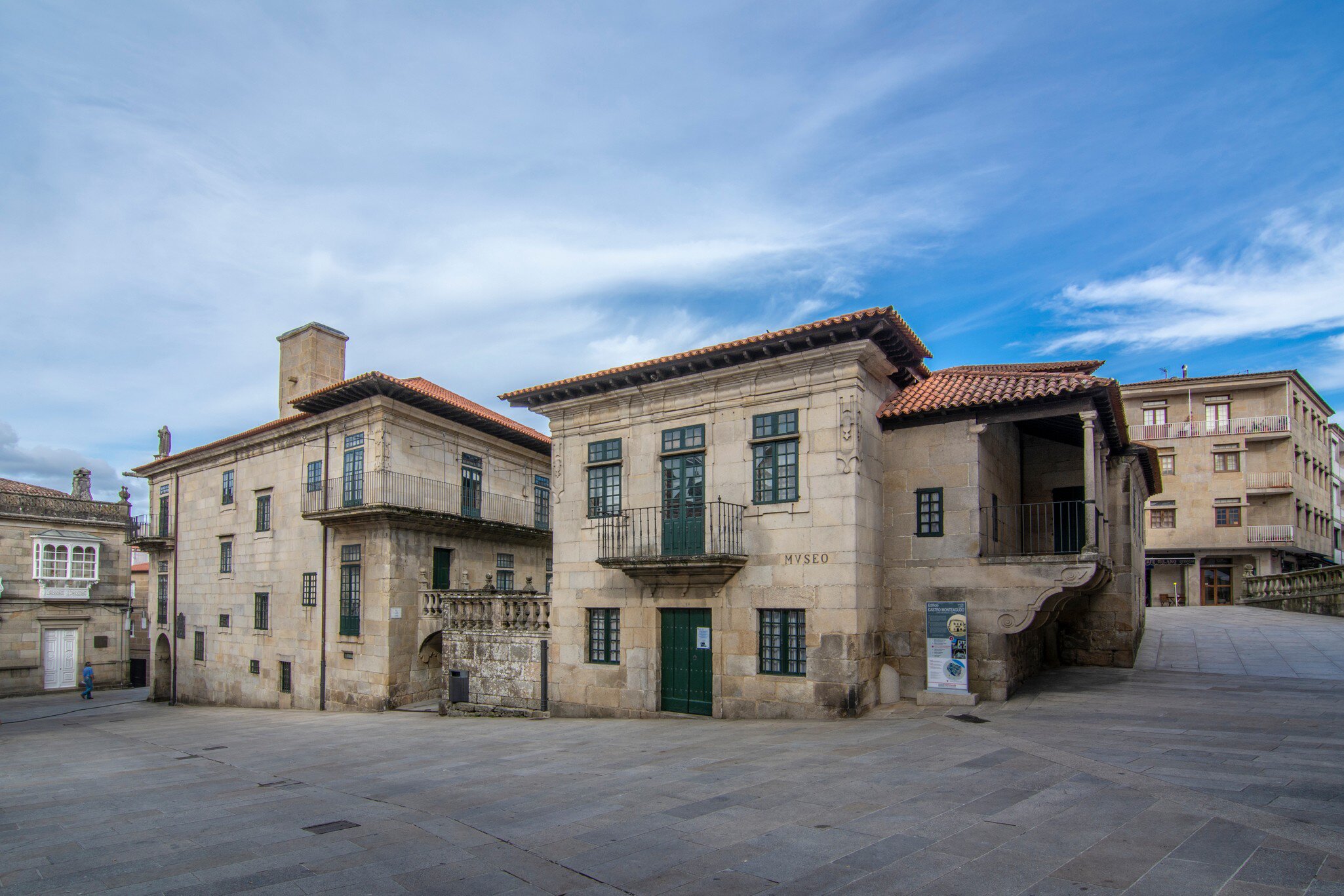 Facade of the Museo de Pontevedra in Spain.