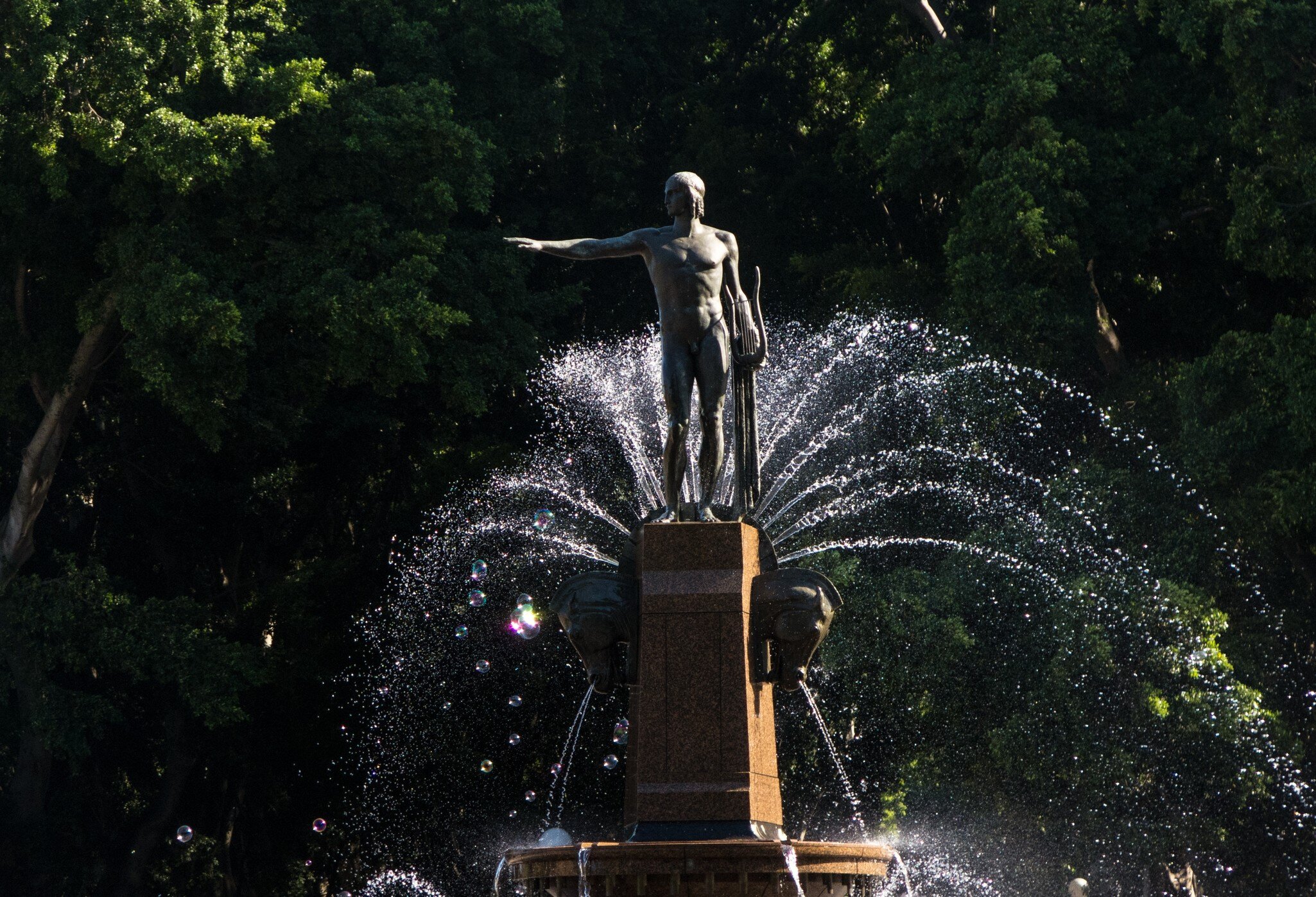  Archibald Memorial Fountain in Hyde Park in Sydney, Australia.