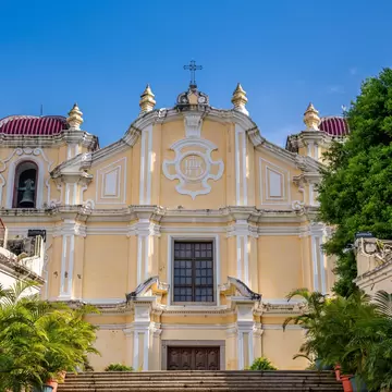 The beautiful St. Joseph's Seminary and Church in Macau, The place is part of the UNESCO World Heritage., License Type: media, Download Time: 2026-08-26T16:59:34.000Z, User: LP_NZhan, Editorial: false, purchase_order: 65050 - Digital Destinations and Articles, job: App Content, client: Lonely Planet App, other: Nadine Zhan 
