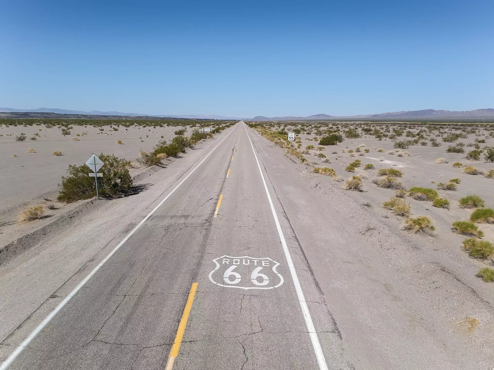 Route 66 is the quintessential American road trip. WildSnap/Shutterstock