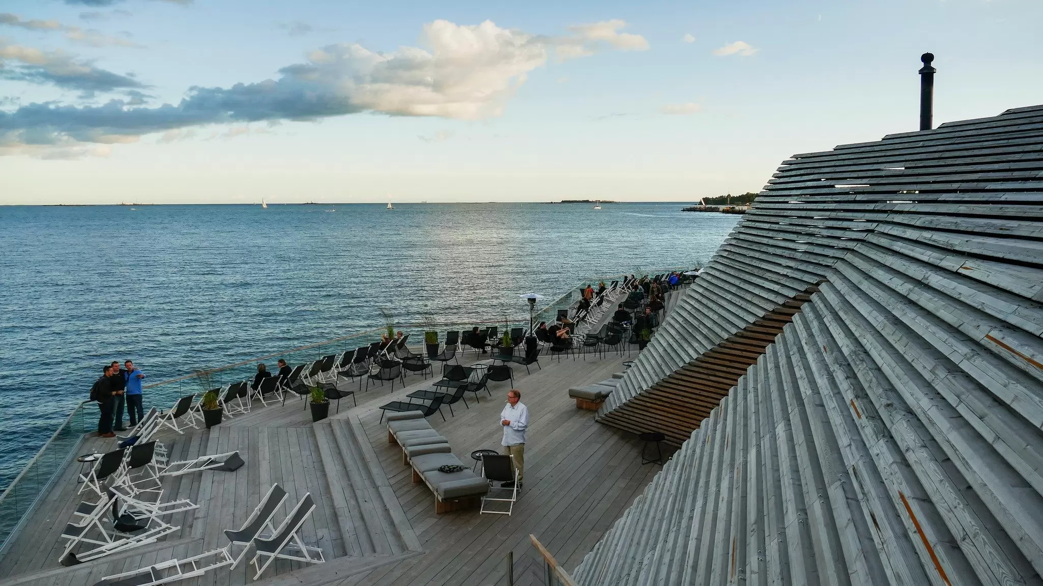 Löyly Design Sauna in Helsinki, Finland. Alexanderstock23/Shutterstock