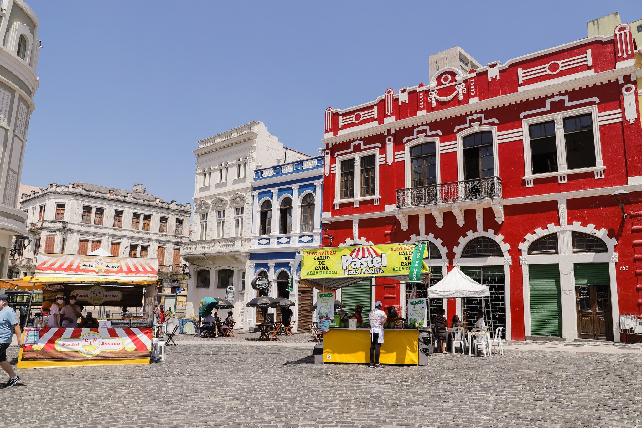 Curitiba, Paraná, Brazil - September 26, 2020 - Neighborhood known as Largo da Ordem, Complex with the oldest buildings in the city of Curitiba; Shutterstock ID 1864709392; purchase_order:56530 - Guidebooks; job:Global Publishing WIP ; client:Glob...