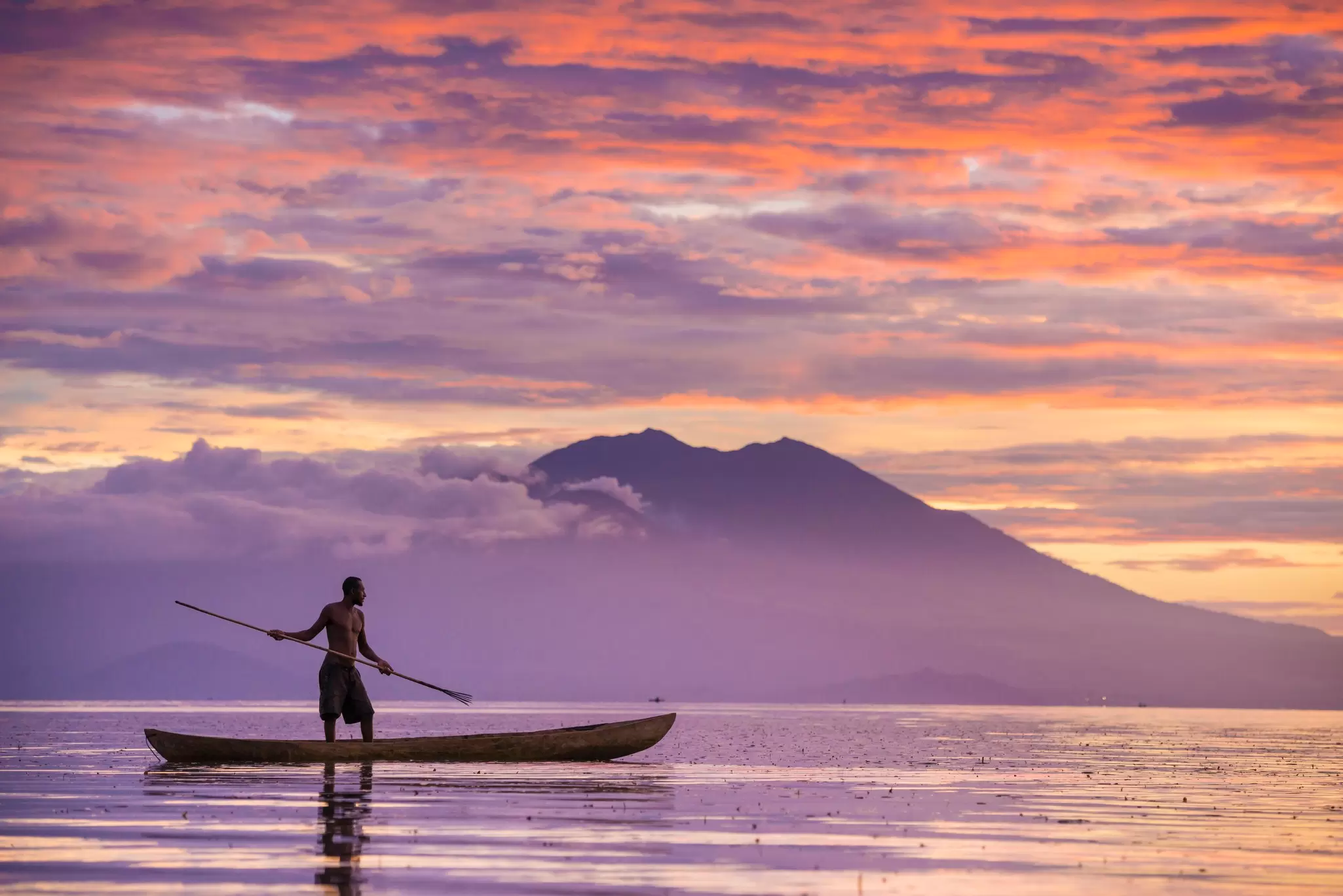 Papua New Guinea, New Britain island, West New Britain province, Cap Gloucester district, Kimbe area, Akonga village, fisherman
522197534
silhouette:CB2, sunset:CB2, tradition:CB2, dusk:CB2, holding:CB2, one person:CB2, child:CB2, clouds:CB2, sky:CB2, 30-34 years:CB2, mid-adult man:CB2, travel:CB2, coastline:CB2, sea:CB2, fisherman:CB2, solitude:CB2, standing:CB2, outdoors:CB2, serenity:CB2, fishing:CB2, ocean:CB2, fishing boat:CB2, full-length:CB2, New Britain:CB2, Papuan:CB2, traditional culture:CB2, water's edge:CB2, balance:CB1, travel & tourism:CB2
Fisherman shadow