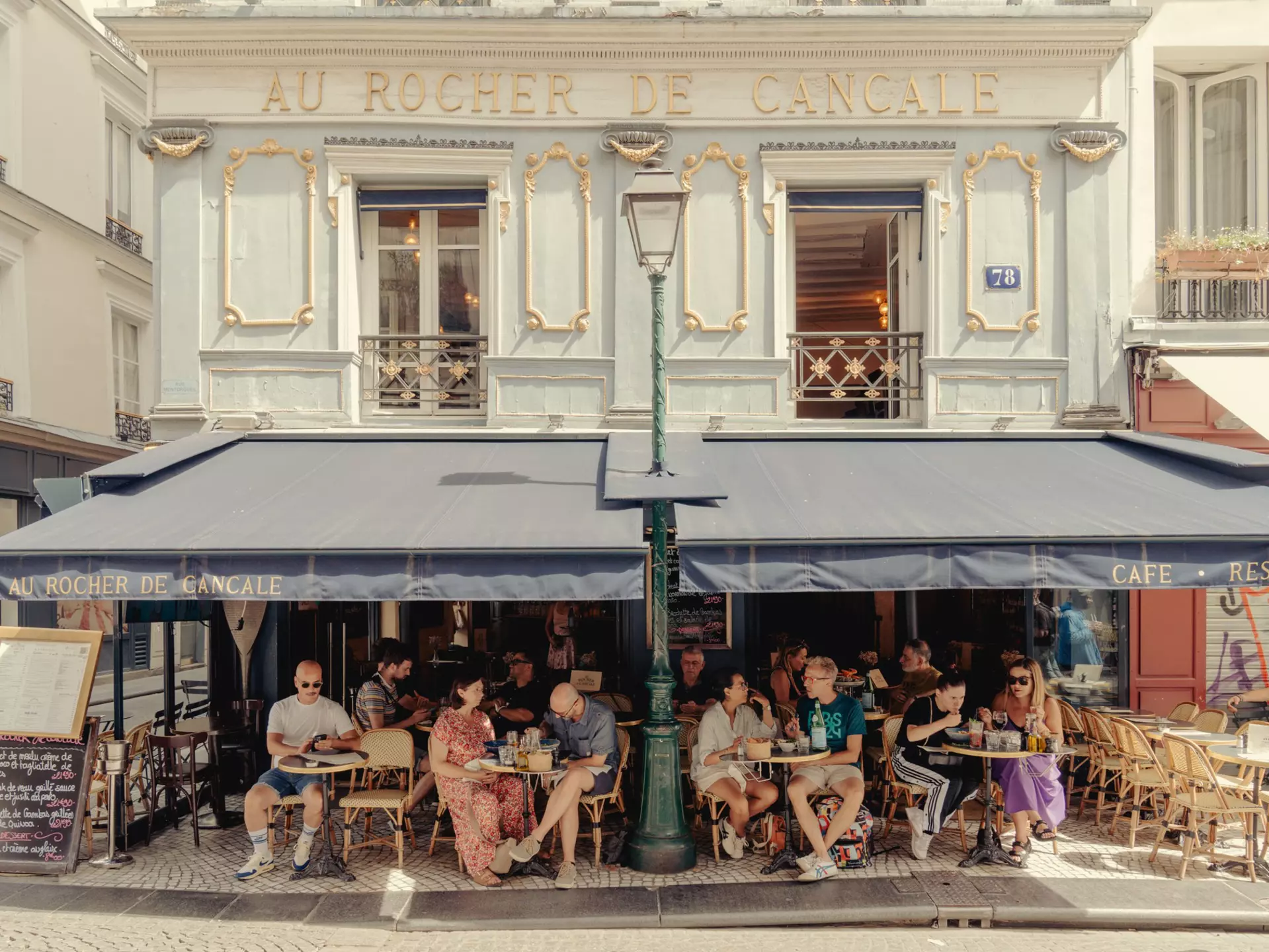 Rue Montorgueil is a street in the 1st arrondissement and 2nd arrondissement of Paris. Amir Hamja for Lonely Planet