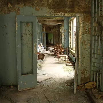 The Chernobyl nuclear explosion of 1986 in Ukraine leaves behind these reminders of lives destroyed ©Alex Skelly/Getty Images