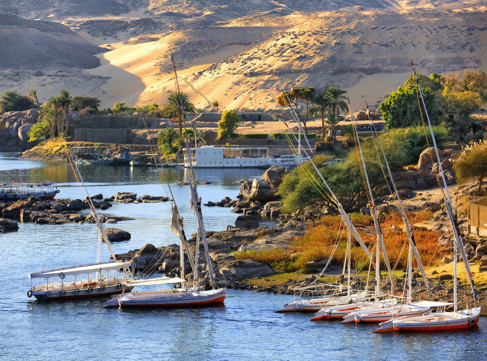 Nile river at Aswan