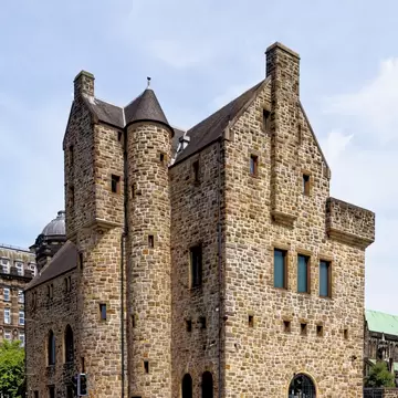 Exterior of St Mungo Museum of Religious Art and Life in Castle Street - Glasgow.