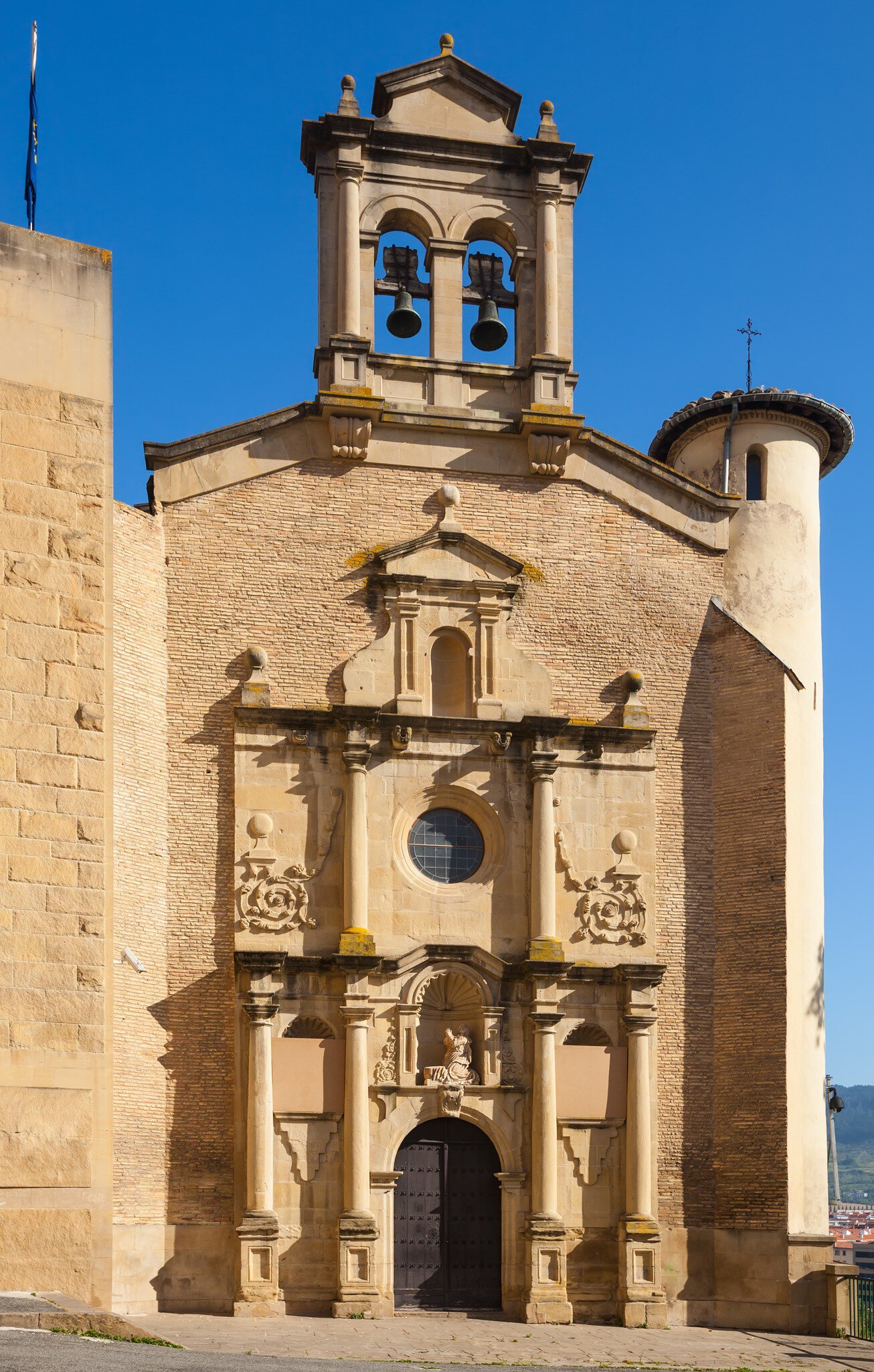 Facade of the Museo de Navarra in Pamplona, Spain.