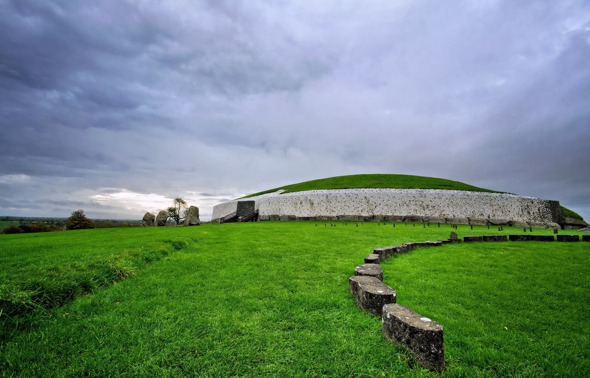 The tombs at Brú na Bóinne predate England's Stonehenge and Egypt's pyramids. Michelle McMahon / Getty Images