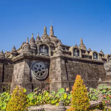 budhist temple Brahma Vihara Arama Banjar Bali, Indonesia.