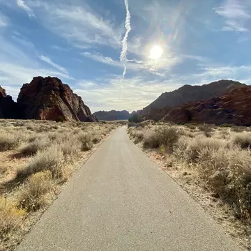 A vista in Snow Canyon State Park, Utah