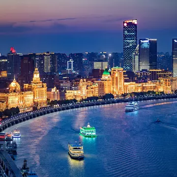 Shanghai has one of China's most iconic skylines. Yunqing Shi/Shutterstock