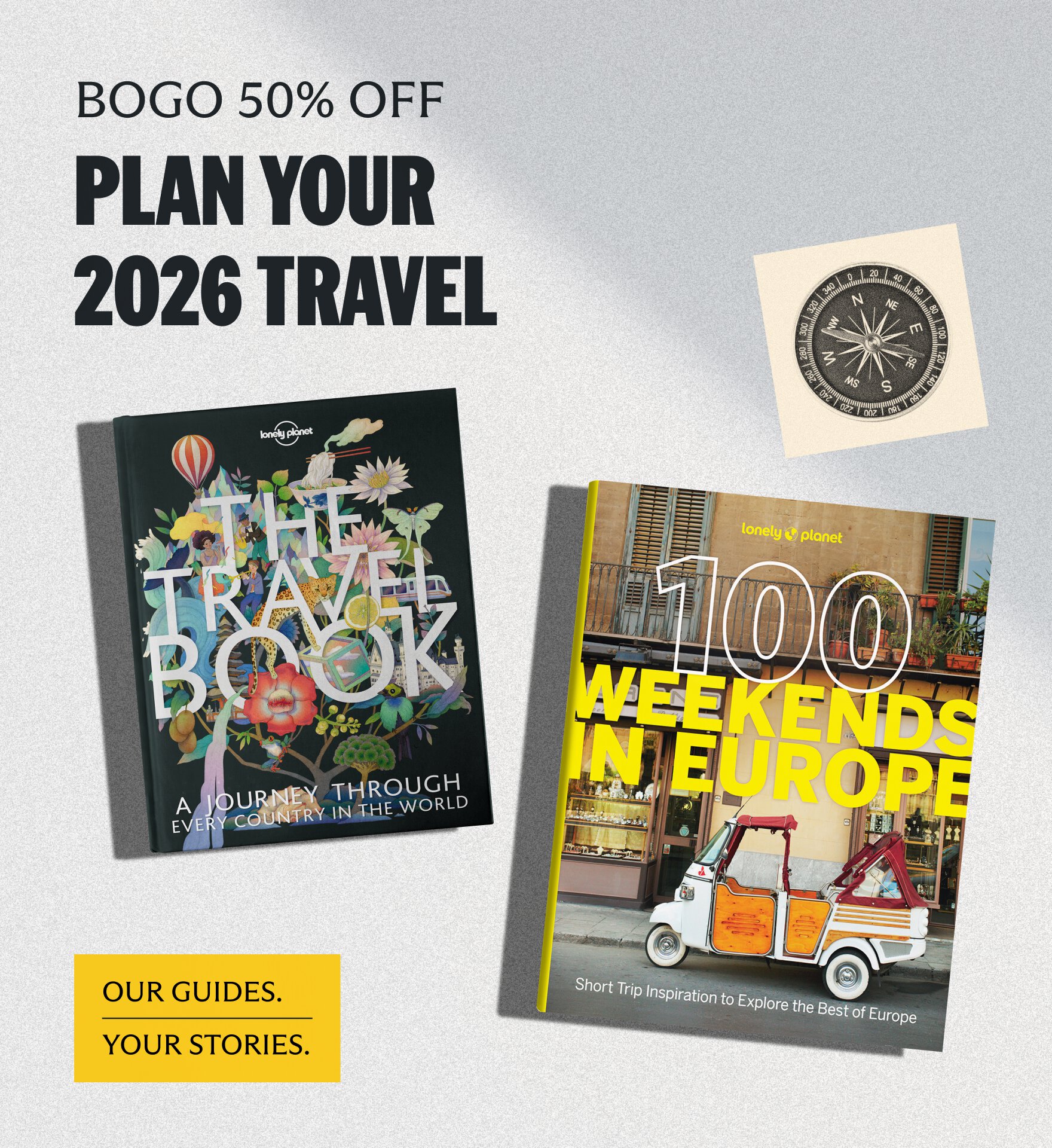 Plan your 2026 travel - BOGO 50% off