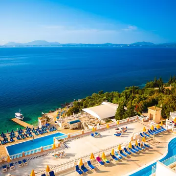 High angle view of luxury hotel and sea, Greece
beach, corfu, greece, holiday, hotel, island, sea, travel