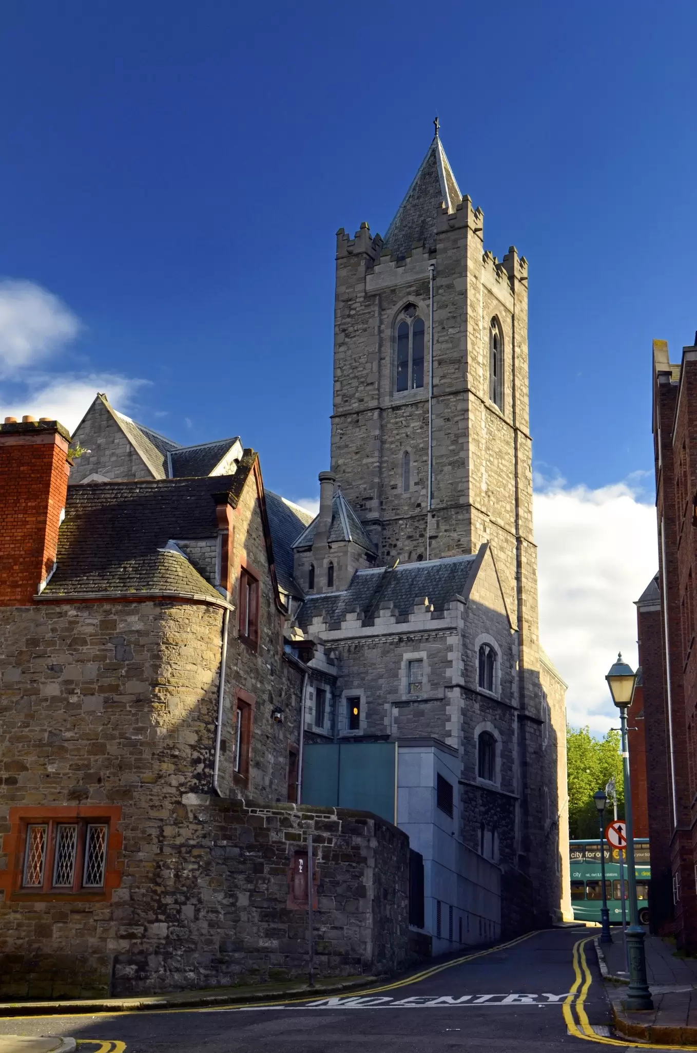 Looking onto St Patricks Cathedral from Patrick Street